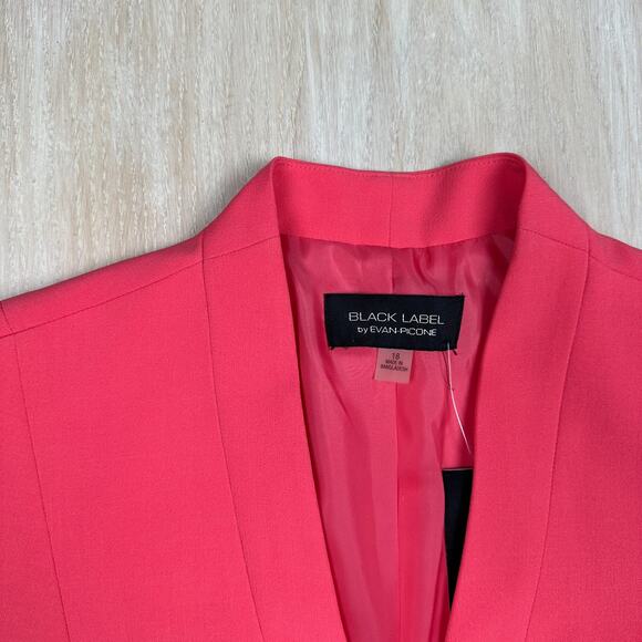 NWT Black Label by Evan Picone Coral Elegant Chic Work Business Casual Blazer 18 - Picture 3 of 15